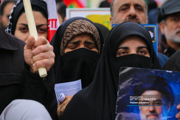 طنین بانگ «مرگ بر اسرائیل» در روز قدس اصفهان