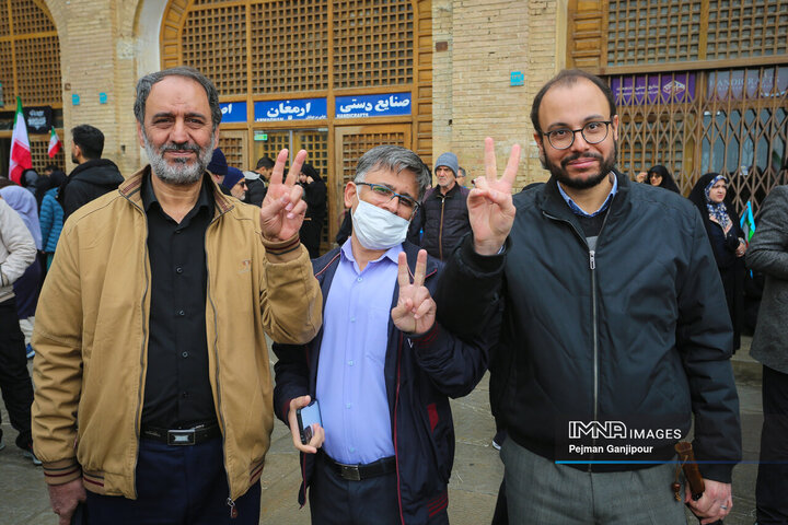 طنین بانگ «مرگ بر اسرائیل» در روز قدس اصفهان