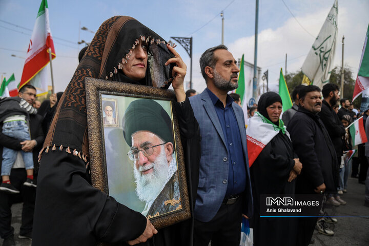 خروش اهوازی‌ها در حمایت از فلسطین در روز جهانی قدس