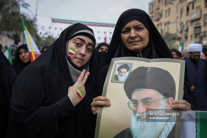 خروش اهوازی‌ها در حمایت از فلسطین در روز جهانی قدس