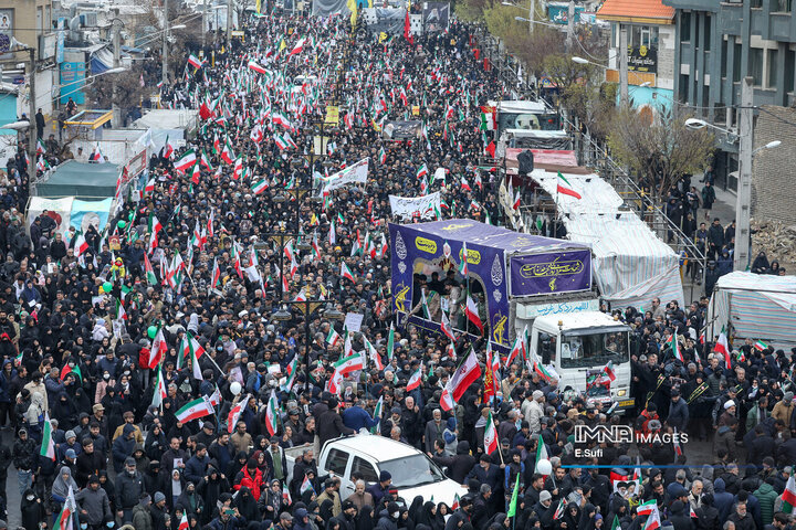 راهپیمایی روز قدس و تشییع شهدای والامقام در اراک