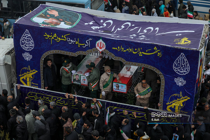 راهپیمایی روز قدس و تشییع شهدای والامقام در اراک