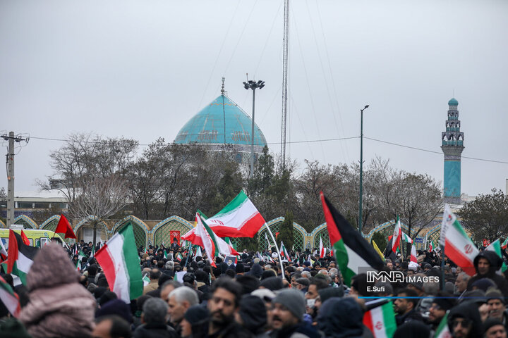 راهپیمایی روز قدس و تشییع شهدای والامقام در اراک