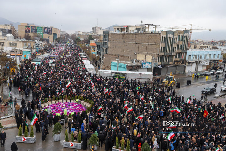 راهپیمایی روز قدس و تشییع شهدای والامقام در اراک