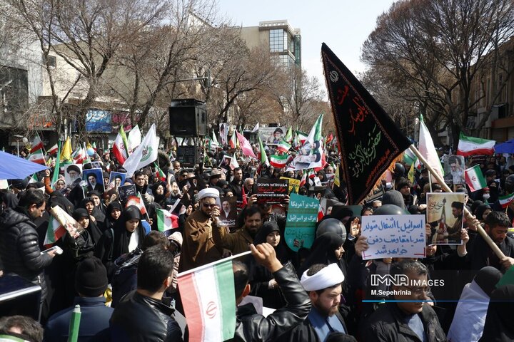 راهپیمایی روز جهانی قدس در تبریز
