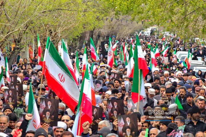 راهپیمایی روز قدس در نجف‌آباد