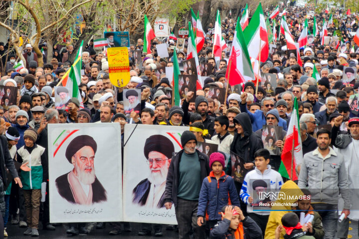 راهپیمایی روز قدس در نجف‌آباد
