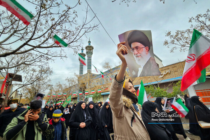 راهپیمایی روز قدس در نجف‌آباد