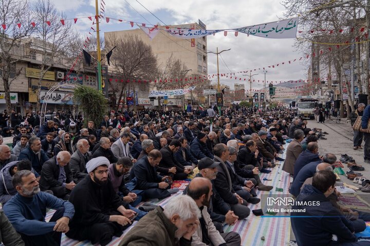 حماسه حضور در دیار لرها؛ خرم‌آباد در روز قدس یک‌صدا با فریاد الله اکبر