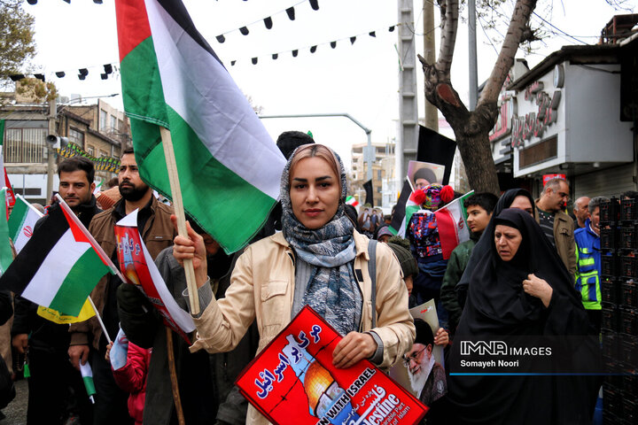 بیعتِ کرمانشاه با رهبر و انزجارِ جهانی از صهیونیسم در روز قدس