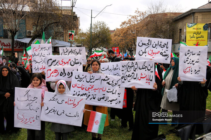 بیعتِ کرمانشاه با رهبر و انزجارِ جهانی از صهیونیسم در روز قدس