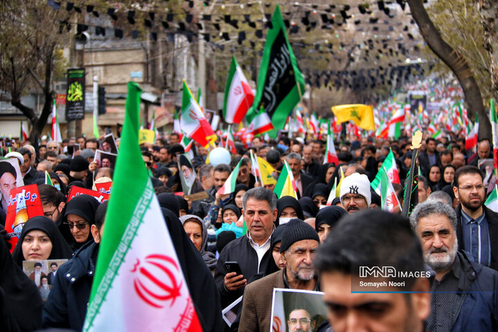 بیعتِ کرمانشاه با رهبر و انزجارِ جهانی از صهیونیسم در روز قدس