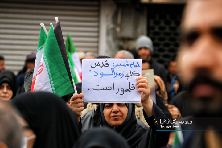 بیعتِ کرمانشاه با رهبر و انزجارِ جهانی از صهیونیسم در روز قدس