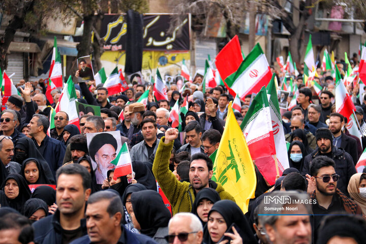 بیعتِ کرمانشاه با رهبر و انزجارِ جهانی از صهیونیسم در روز قدس