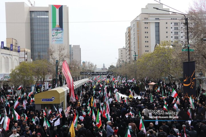 راهپیمایی باشکوه روز جهانی قدس در مشهد