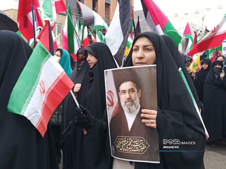 حضور پر شورزنجانی ها در راهپیمایی روز جهانی قدس