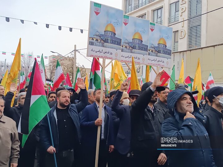 حضور پر شورزنجانی ها در راهپیمایی روز جهانی قدس
