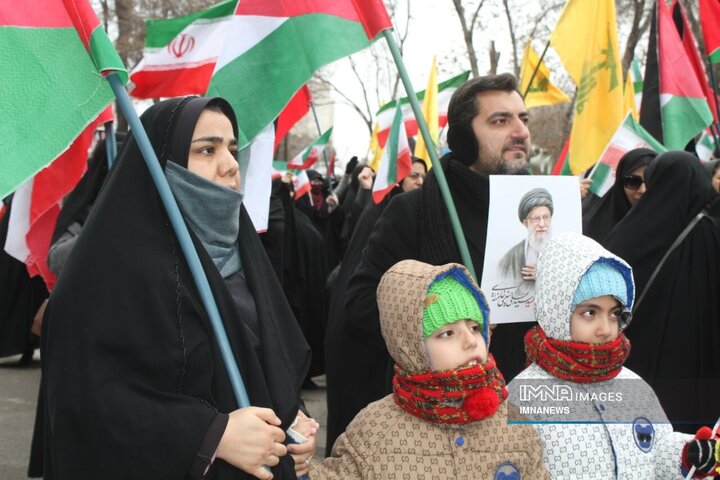 حضور پر شورزنجانی ها در راهپیمایی روز جهانی قدس