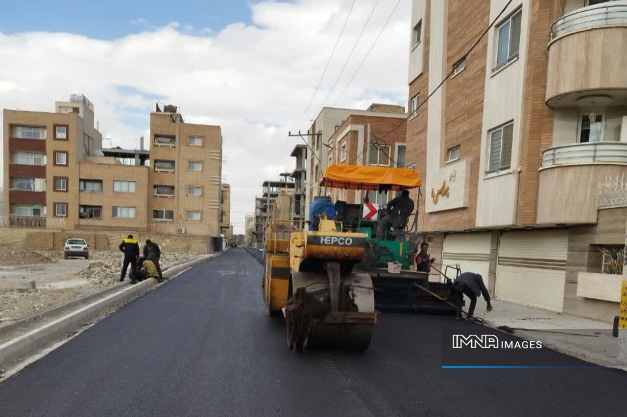 روکش آسفالت خیابان فردوس با ۱۰ میلیارد تومان هزینه انجام شد
