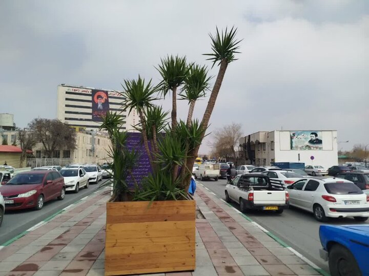 آغاز کاشت گل‌ها و نهال‌های زینتی تازه در اراک