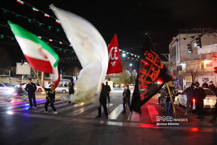 تشییع شهید «سجاد نادری زانیانی» در شهرکرد
