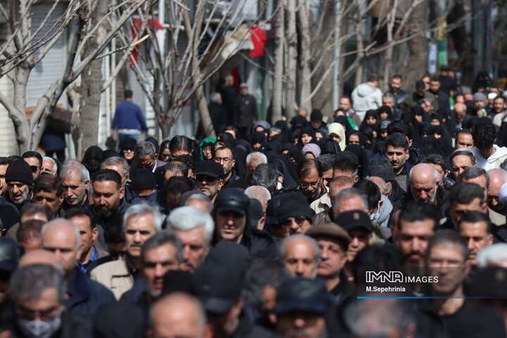 تشییع پیکر ۳ شهید جنگ اقتدار در تبریز