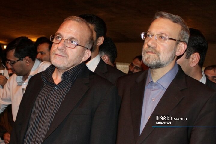تصاویری از سفرهای شهید «علی لاریجانی» به اصفهان