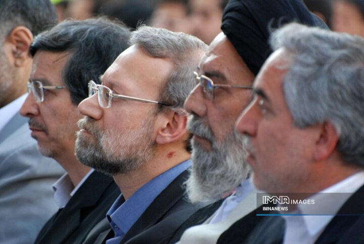 تصاویری از سفرهای شهید «علی لاریجانی» به اصفهان