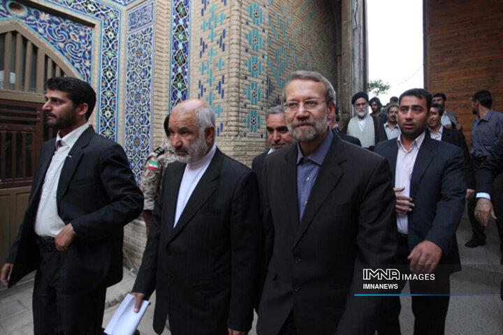 تصاویری از سفرهای شهید «علی لاریجانی» به اصفهان