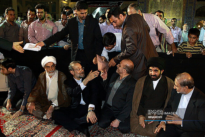 تصاویری از سفرهای شهید «علی لاریجانی» به اصفهان
