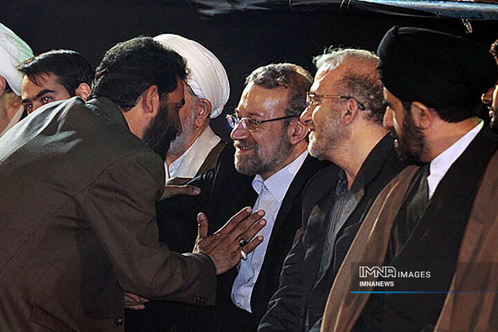 تصاویری از سفرهای شهید «علی لاریجانی» به اصفهان