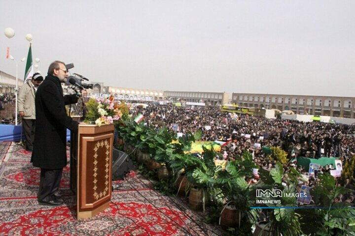 تصاویری از سفرهای شهید «علی لاریجانی» به اصفهان