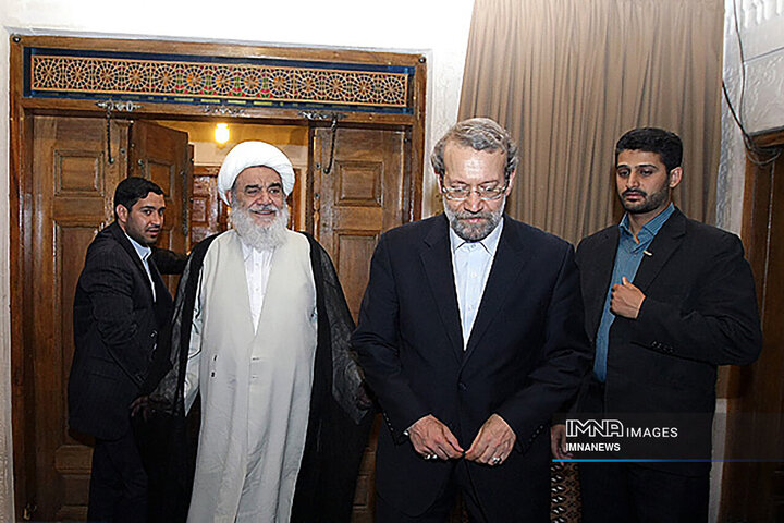 تصاویری از سفرهای شهید «علی لاریجانی» به اصفهان