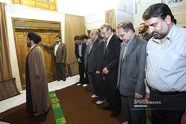 تصاویری از سفرهای شهید «علی لاریجانی» به اصفهان