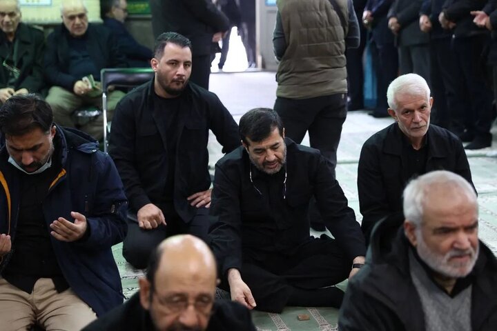 حضور دنیامالی در تشییع پیکر شهید لاریجانی، شهید سلیمانی و همراهان