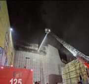 آتش‌سوزی پارکینگ طبقاتی طالقانی اهواز مهار شد