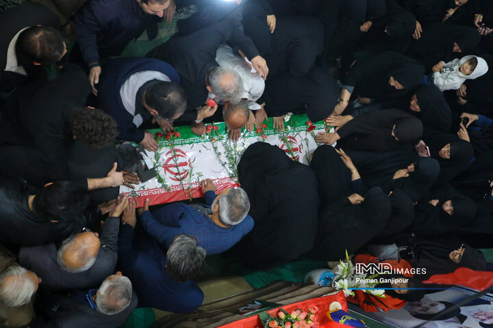مراسم وداع با سردار شهید «مهدی قریشی»