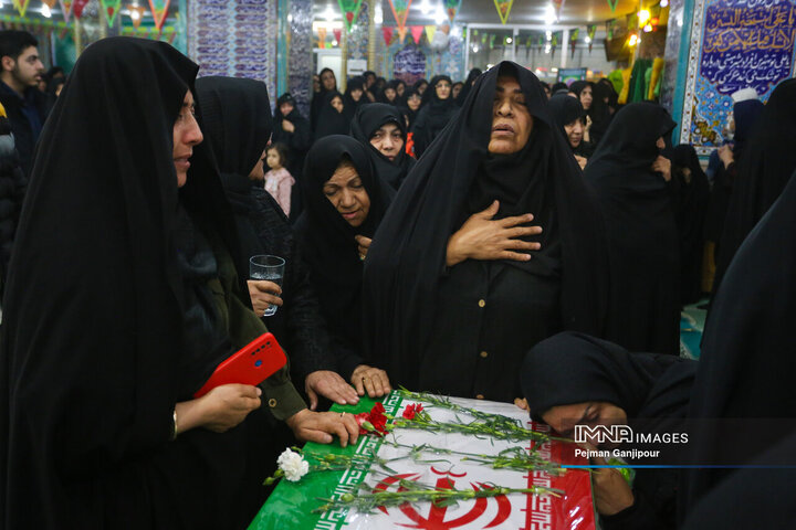 مراسم وداع با سردار شهید «مهدی قریشی»