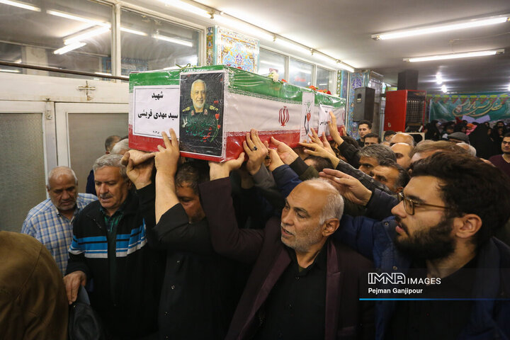 مراسم وداع با سردار شهید «مهدی قریشی»