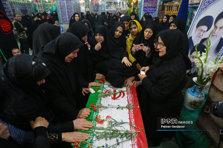 مراسم وداع با سردار شهید «مهدی قریشی»