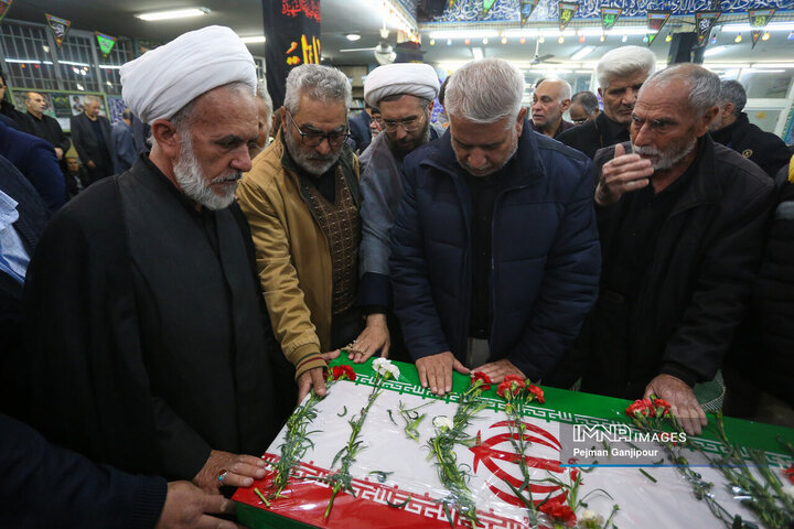 مراسم وداع با سردار شهید «مهدی قریشی»