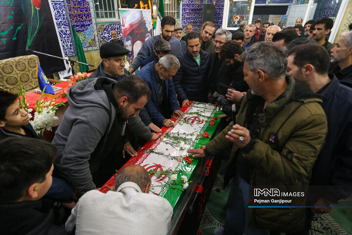 مراسم وداع با سردار شهید «مهدی قریشی»