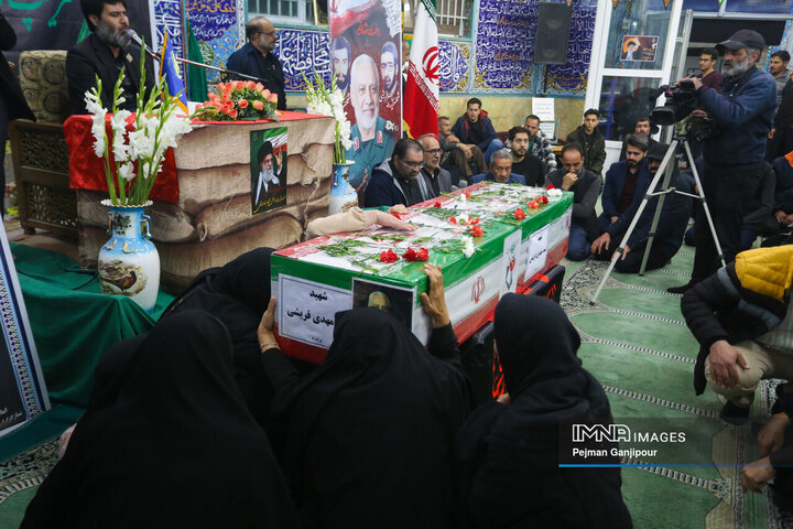 مراسم وداع با سردار شهید «مهدی قریشی»