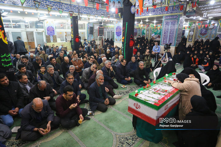 مراسم وداع با سردار شهید «مهدی قریشی»
