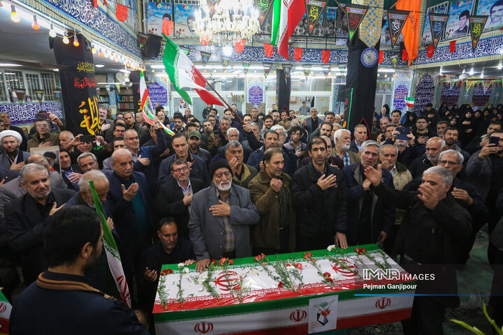 مراسم وداع با سردار شهید «مهدی قریشی»