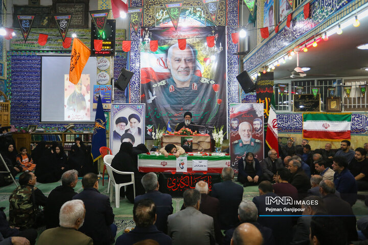 مراسم وداع با سردار شهید «مهدی قریشی»