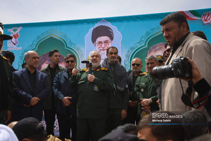 مراسم تشییع سرلشکر شهید «غلامرضا سلیمانی» در شهرکرد