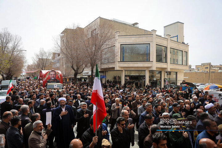 مراسم تشییع سرلشکر شهید «غلامرضا سلیمانی» در شهرکرد