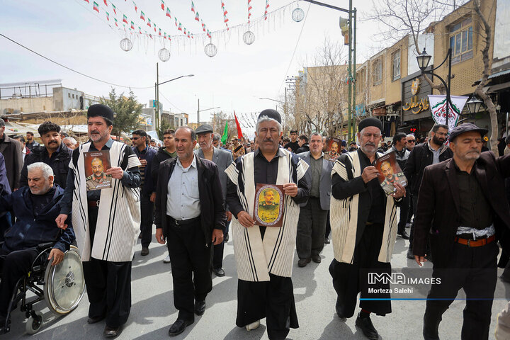 مراسم تشییع سرلشکر شهید «غلامرضا سلیمانی» در شهرکرد