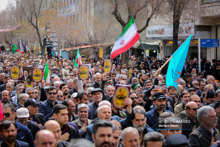 مراسم تشییع سرلشکر شهید «غلامرضا سلیمانی» در شهرکرد